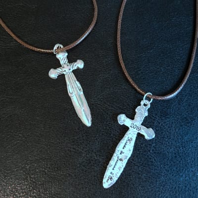 2019 Sword Pendant Necklace 20 pk