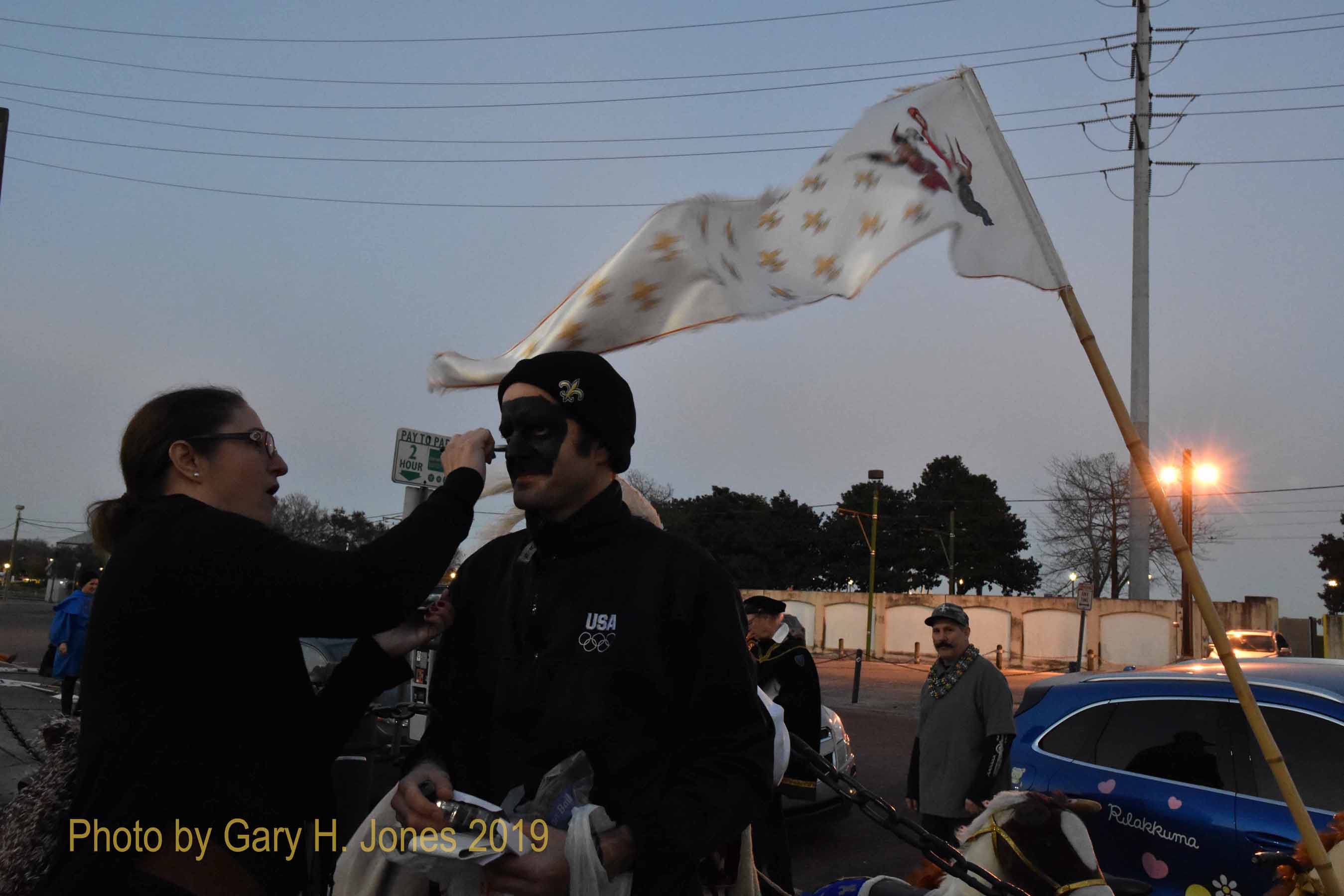 NOLA Joan of Arc parade staging