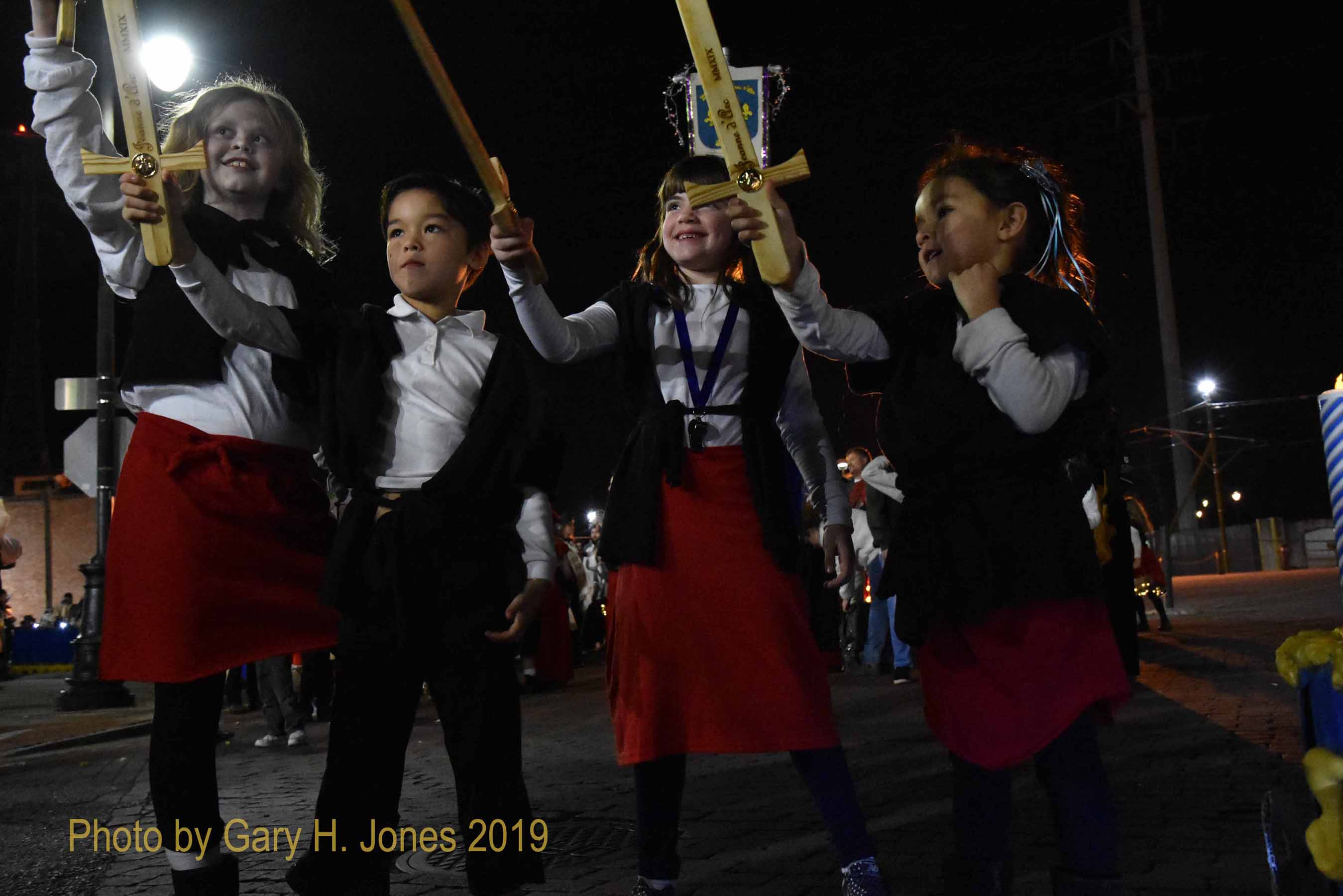 NOLA Joan of Arc parade staging