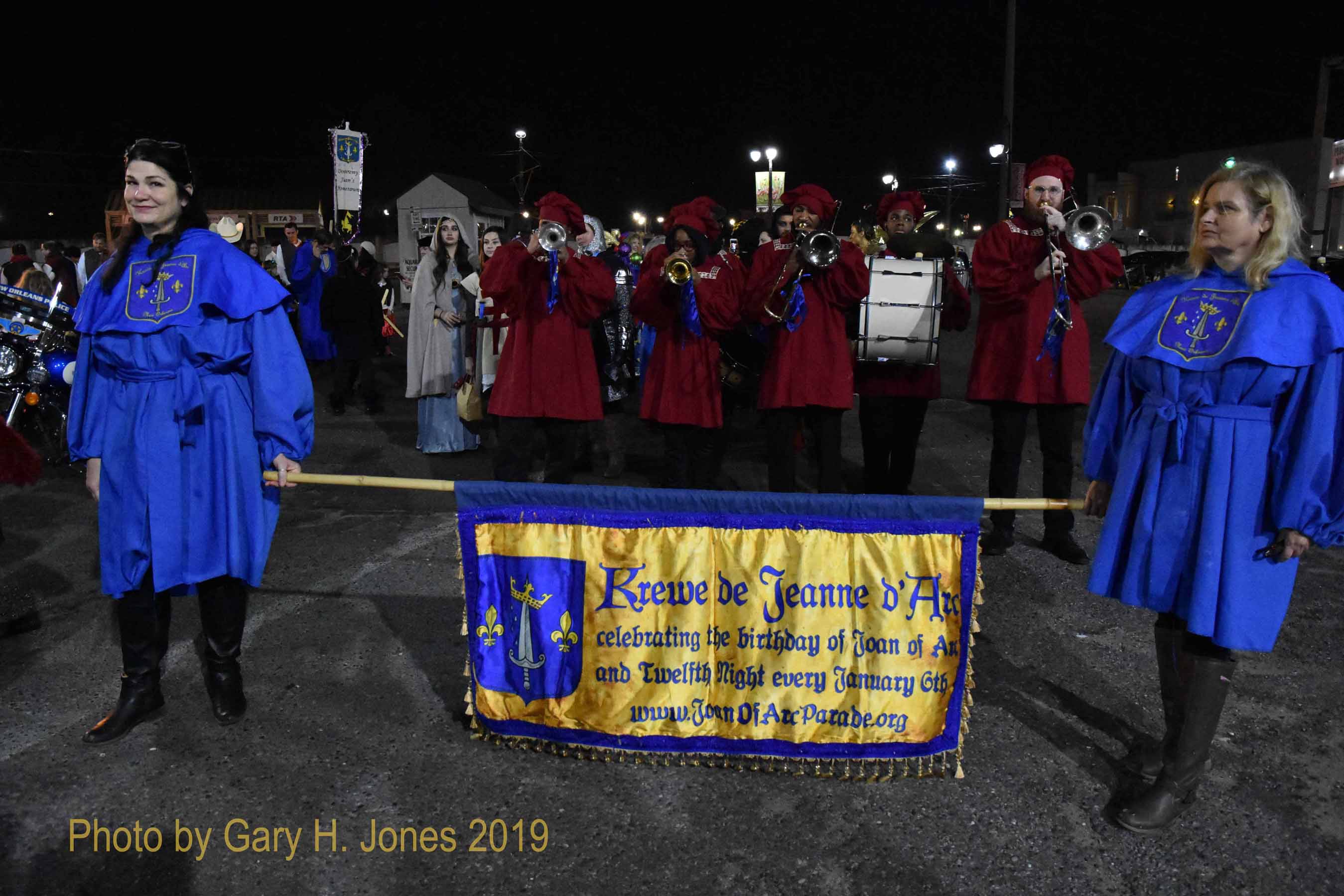 NOLA Joan of Arc parade staging