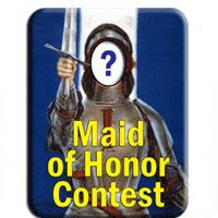 Button for the Maid of Honor Contest