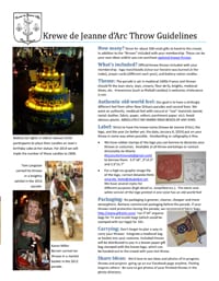 Throw guidelines