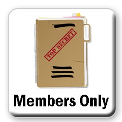 Top Secret folder button for members only page