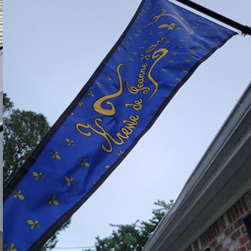 Krewe house flag - blue