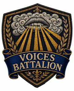 Voices Battalion Badge