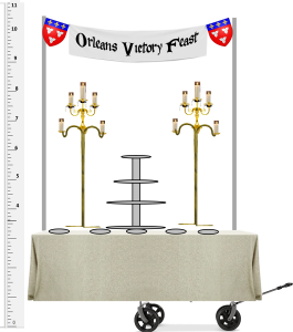 Sketch of the Victory Feast table prop