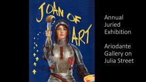 Credit: Joan of Art juried exhibition 2023, in partnership with Ariodante Gallery on Julia Street